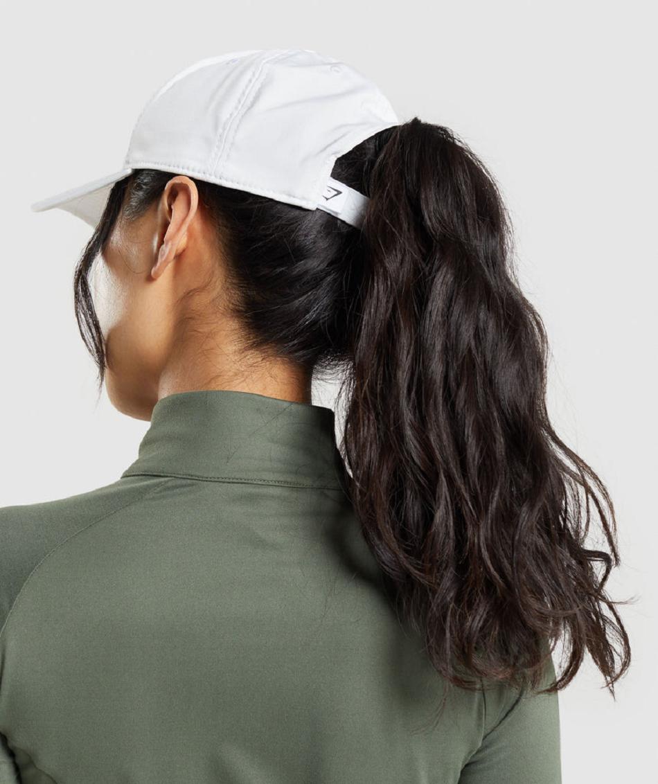καπελα Gymshark Snapback γυναικεια ασπρα | GR_QZ4074
