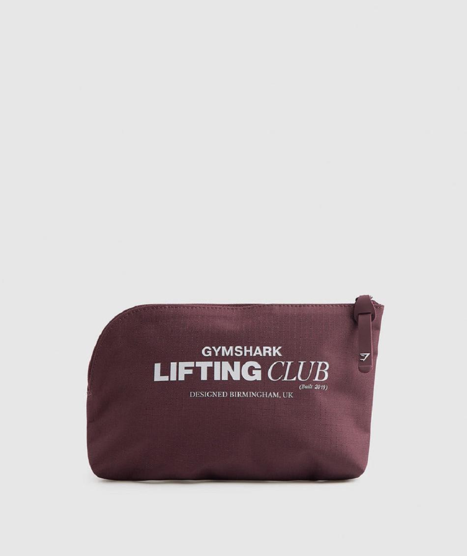 Τσαντεσ Gymshark Social Club Cosmetic Bag γυναικεια ροζ καφε | GR_MI4059
