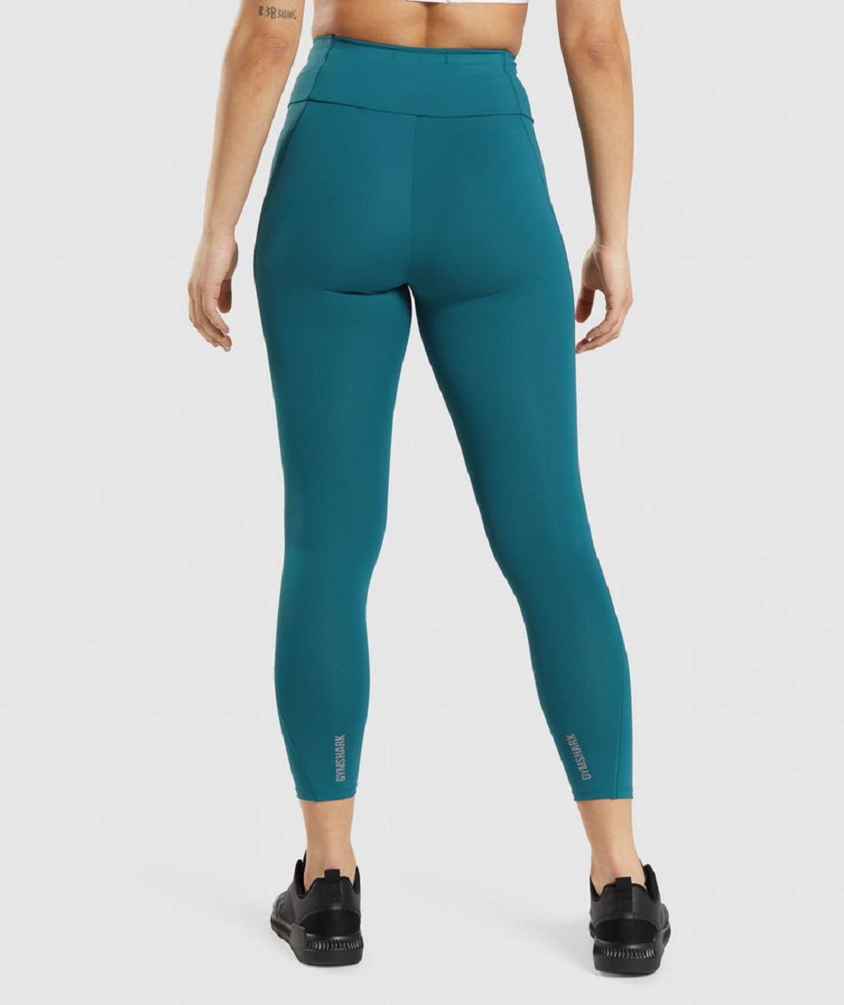 Κολαν Gymshark Speed γυναικεια τυρκουάζ | GR_CR1814