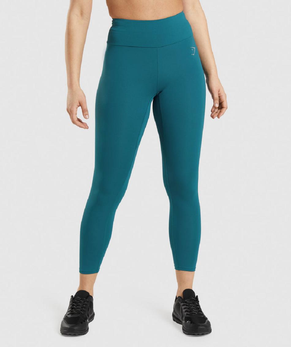 Κολαν Gymshark Speed γυναικεια τυρκουάζ | GR_CR1814