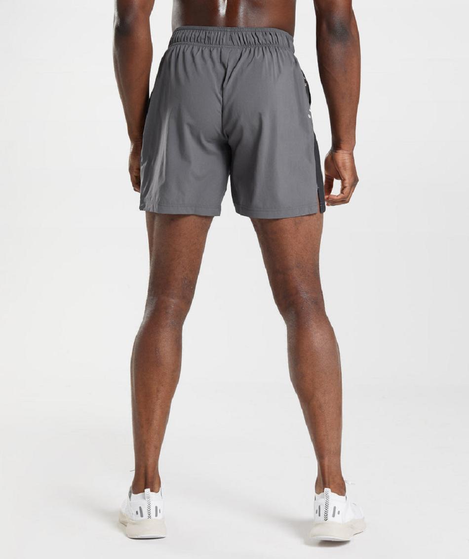 Σορτσ Gymshark Sport ανδρικα γκρι μαυρα | GR_AZ8359
