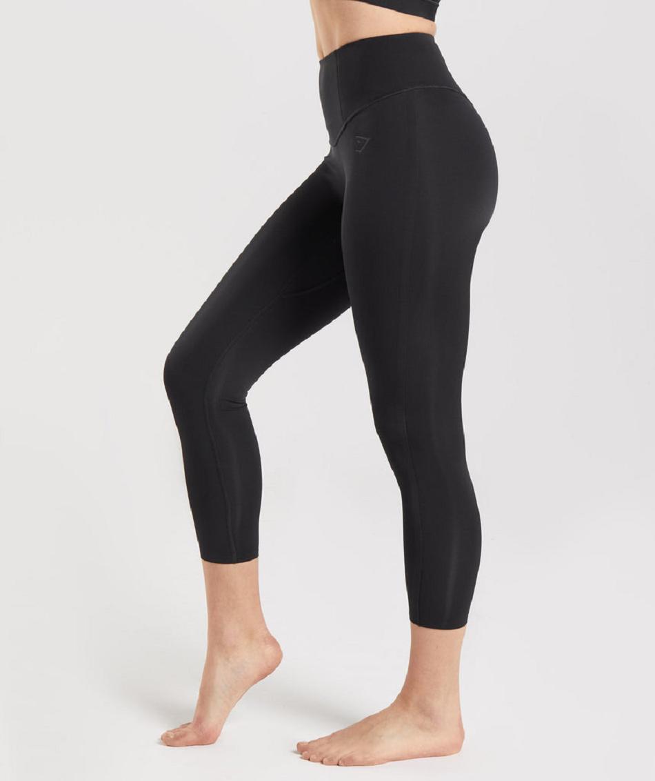 Κολαν Gymshark Studio 7/8 γυναικεια μαυρα | GR_YJ7731