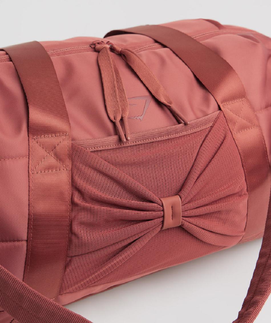 Τσαντεσ Gymshark Studio Gym Bag γυναικεια ροζ καφε | GR_O2240