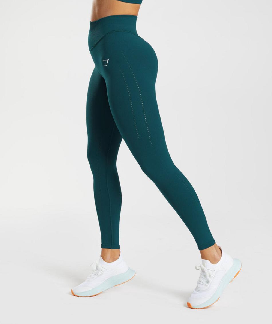 Κολαν Gymshark Sweat Seamless Sculpt γυναικεια τυρκουάζ | GR_ZI6703