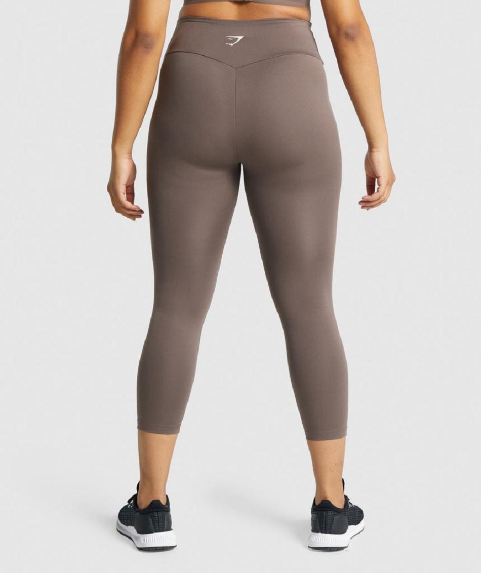Κολαν Gymshark Training 7/8 γυναικεια καφε | GR_QX2378