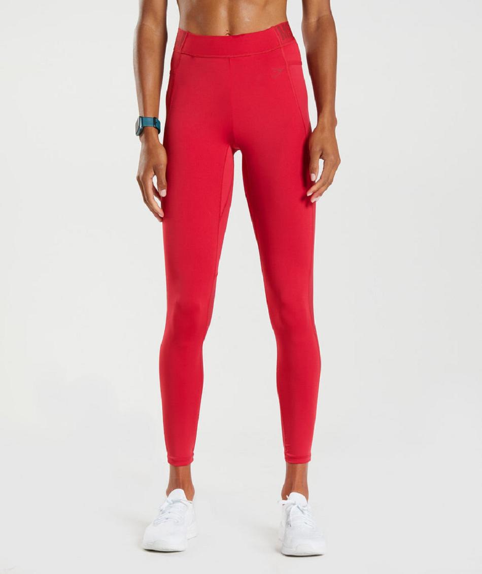 Κολαν Gymshark Training Brandmark γυναικεια κοκκινα | GR_BH4356