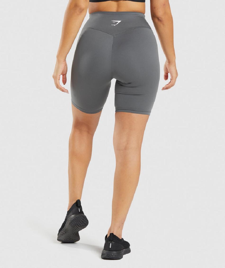 Σορτσ Gymshark Training Cycling γυναικεια γκρι | GR_CR5869