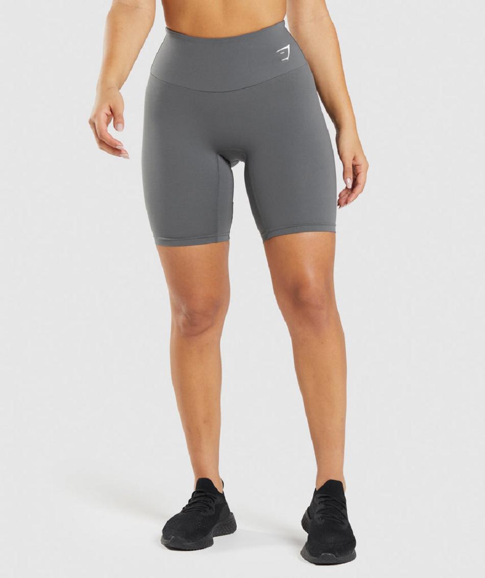 Σορτσ Gymshark Training Cycling γυναικεια γκρι | GR_CR5869