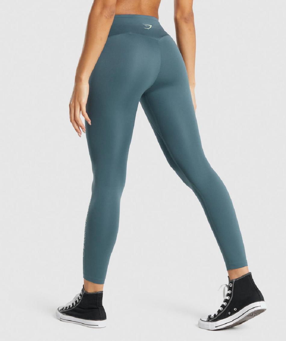 Κολαν Gymshark Training Graphic γυναικεια τυρκουάζ | GR_O7346