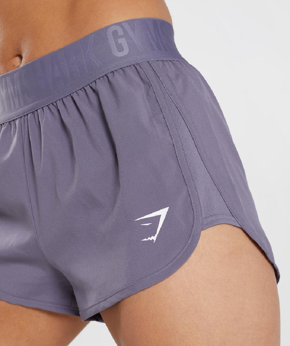 Σορτσ Gymshark Training Loose Fit γυναικεια μωβ | GR_BH8325