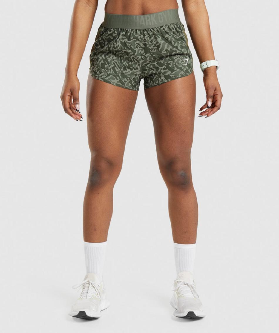 Σορτσ Gymshark Training Loose Fit γυναικεια πρασινο | GR_Q8846