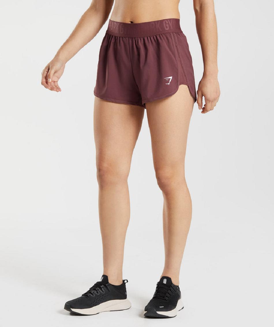 Σορτσ Gymshark Training Loose Fit γυναικεια ροζ καφε | GR_BH5424