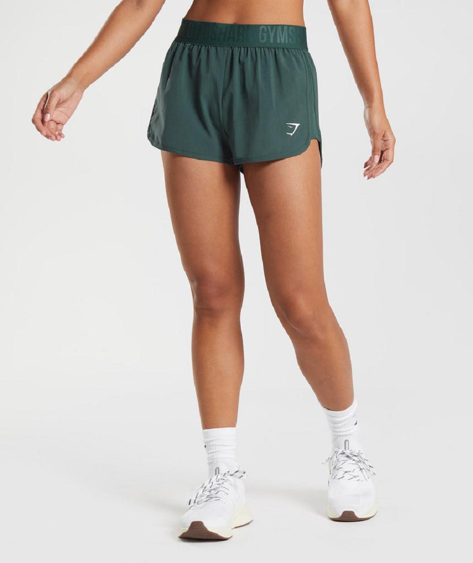 Σορτσ Gymshark Training Loose Fit γυναικεια οψιάνος πρασινο | GR_CR5898