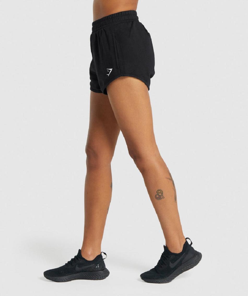 Σορτσ Gymshark Training Sweat γυναικεια μαυρα | GR_KO9608