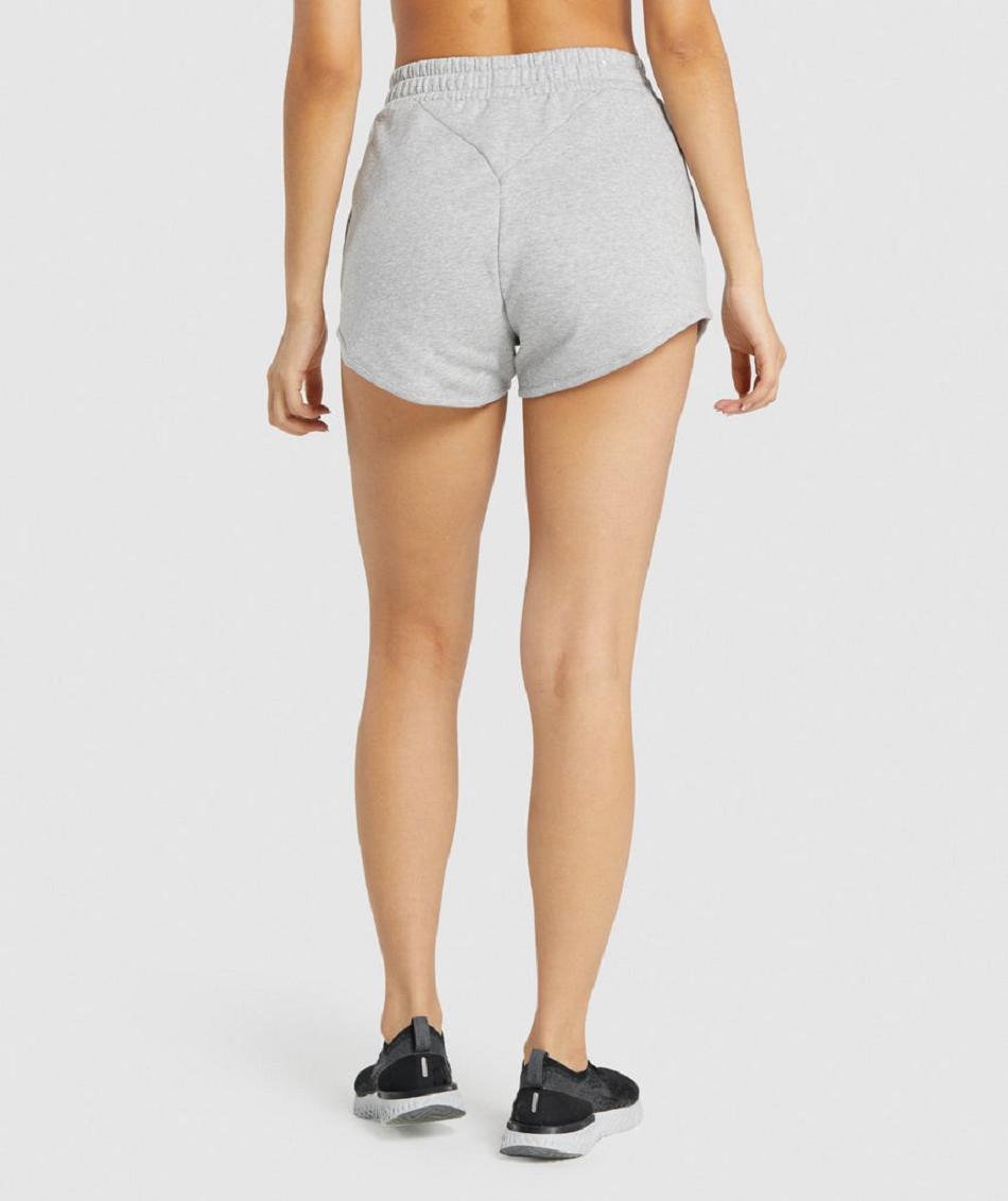 Σορτσ Gymshark Training Sweat γυναικεια ανοιχτο γκρι | GR_SG9445