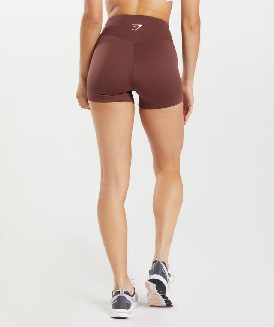 Σορτσ Gymshark Training γυναικεια ροζ καφε | GR_TC6529