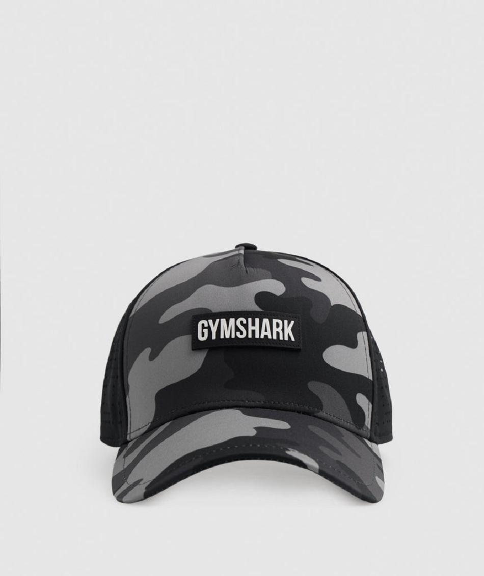 καπελα Gymshark Trucker ανδρικα γκρι | GR_CR8122
