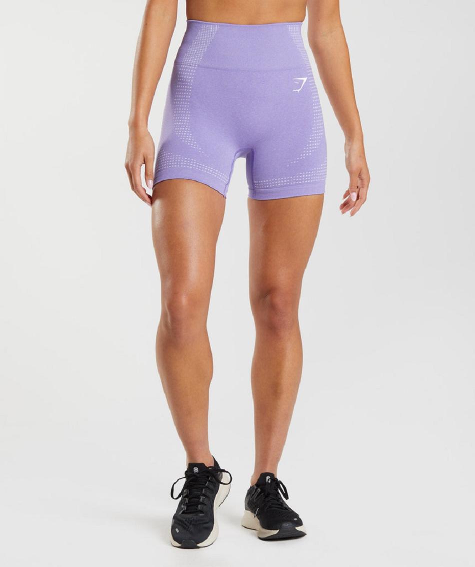 Σορτσ Gymshark Vital Seamless 2.0 γυναικεια μωβ | GR_BH1924