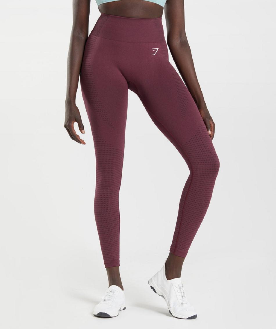 Κολαν Gymshark Vital Seamless 2.0 γυναικεια μπορντο | GR_EP3870
