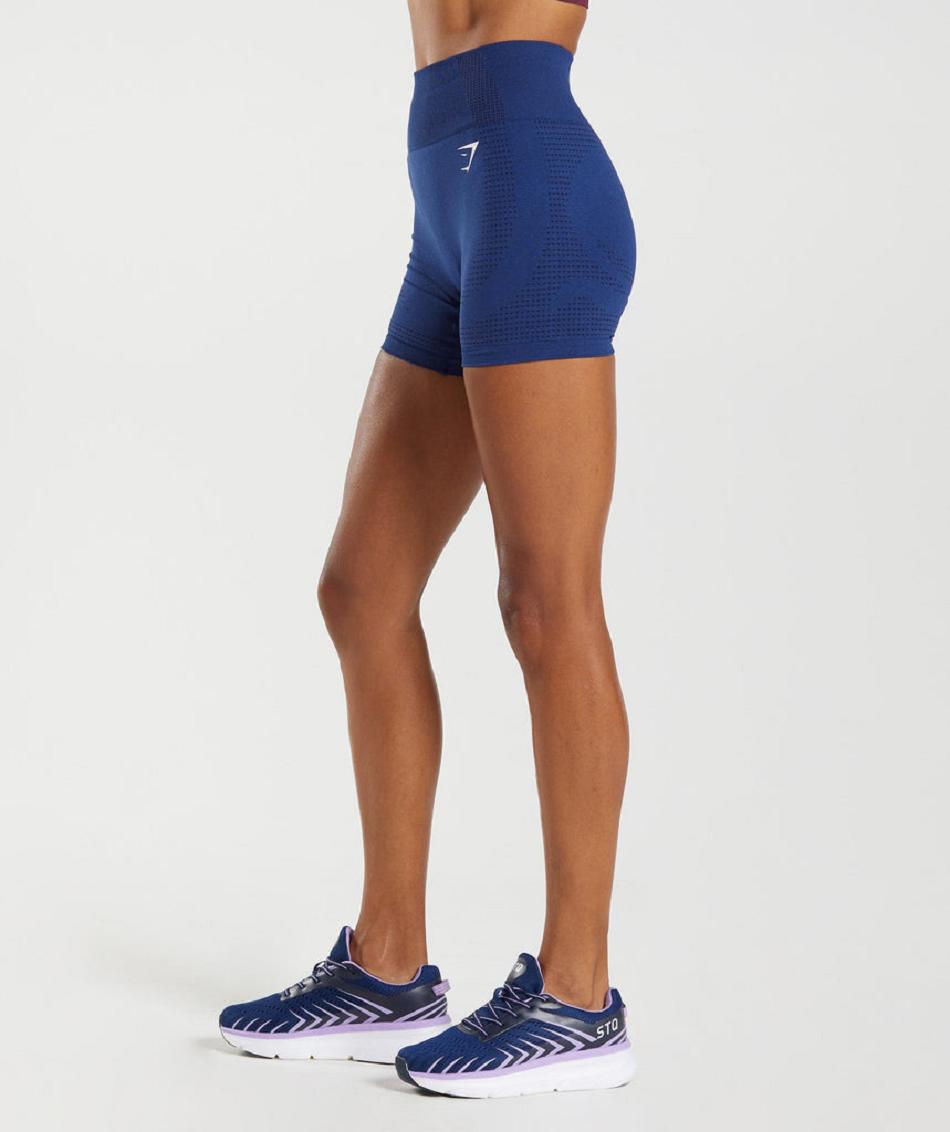 Σορτσ Gymshark Vital Seamless 2.0 γυναικεια μπλε | GR_TH2996