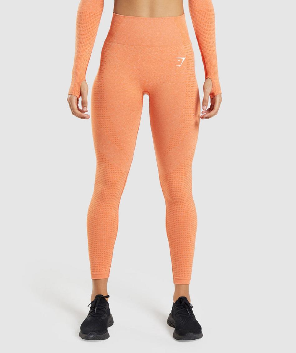 Κολαν Gymshark Vital Seamless 2.0 γυναικεια βερίκοκο πορτοκαλι | GR_QX3706