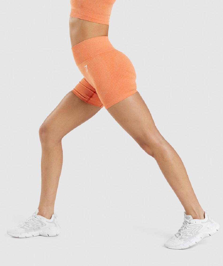Σορτσ Gymshark Vital Seamless 2.0 γυναικεια βερίκοκο πορτοκαλι | GR_V7866