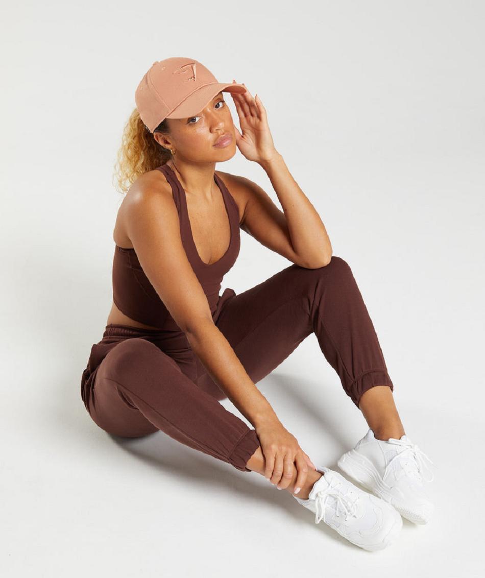 καπελα Gymshark Whitney Baseball Cap γυναικεια Μπεζ | GR_BH7440