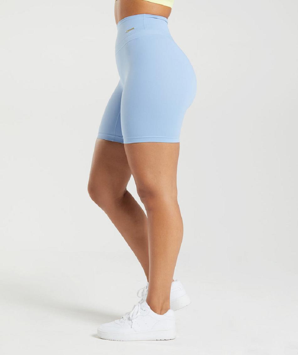 Σορτσ Gymshark Whitney Cycling γυναικεια μπλε | GR_N5492