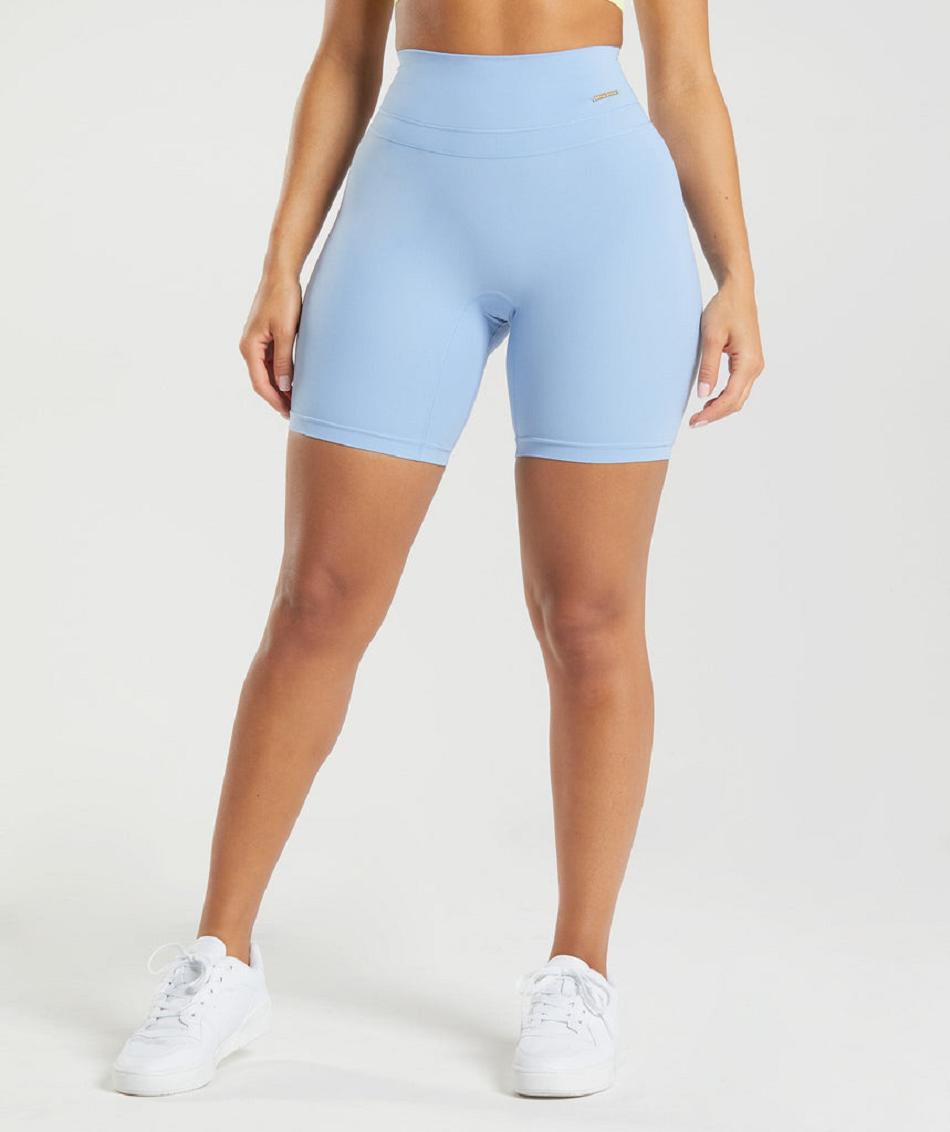 Σορτσ Gymshark Whitney Cycling γυναικεια μπλε | GR_N5492