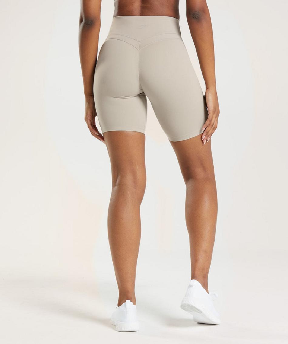 Σορτσ Gymshark Whitney Cycling γυναικεια γκρι | GR_ZI2407