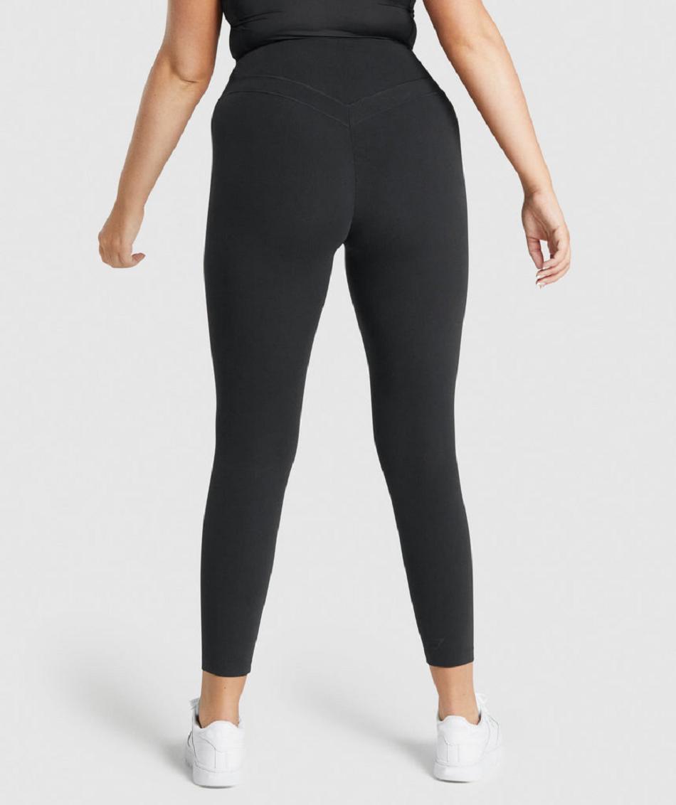 Κολαν Gymshark Whitney High Rise γυναικεια μαυρα | GR_CR5491
