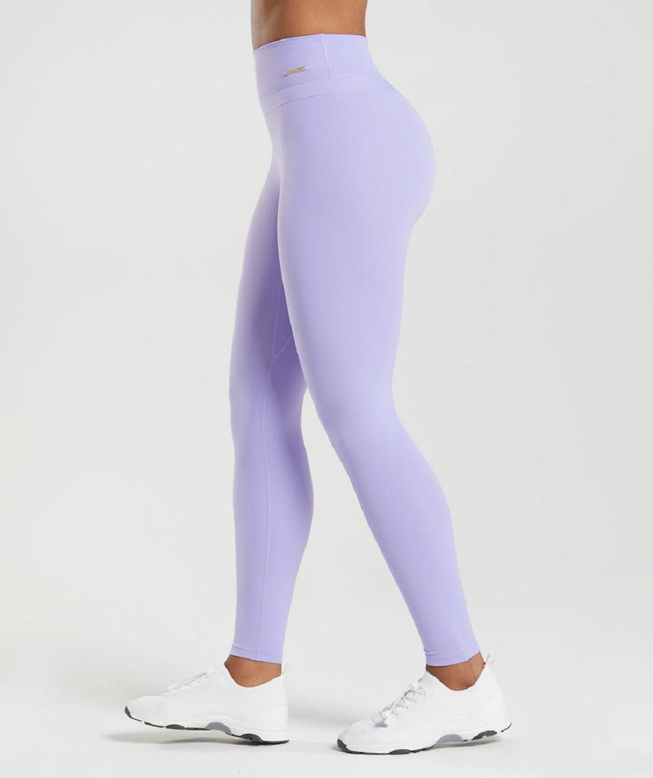 Κολαν Gymshark Whitney High Rise γυναικεια μωβ | GR_TH4286