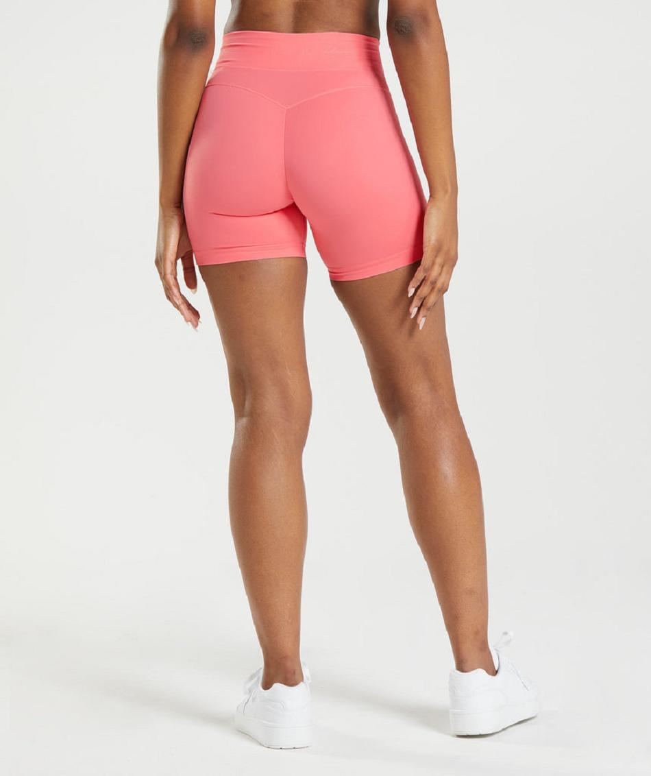 Σορτσ Gymshark Whitney Mesh γυναικεια ροζ | GR_AS8953