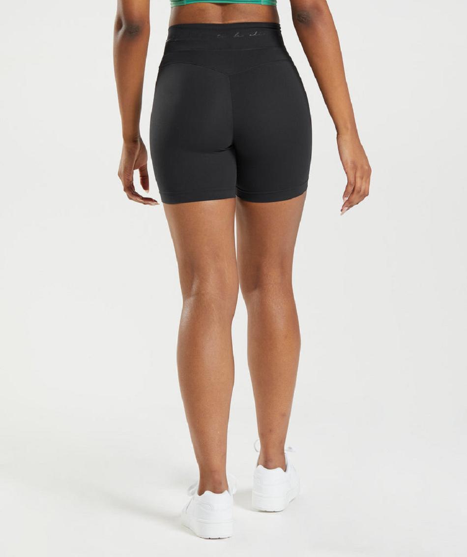 Σορτσ Gymshark Whitney Mesh γυναικεια μαυρα | GR_QX4656
