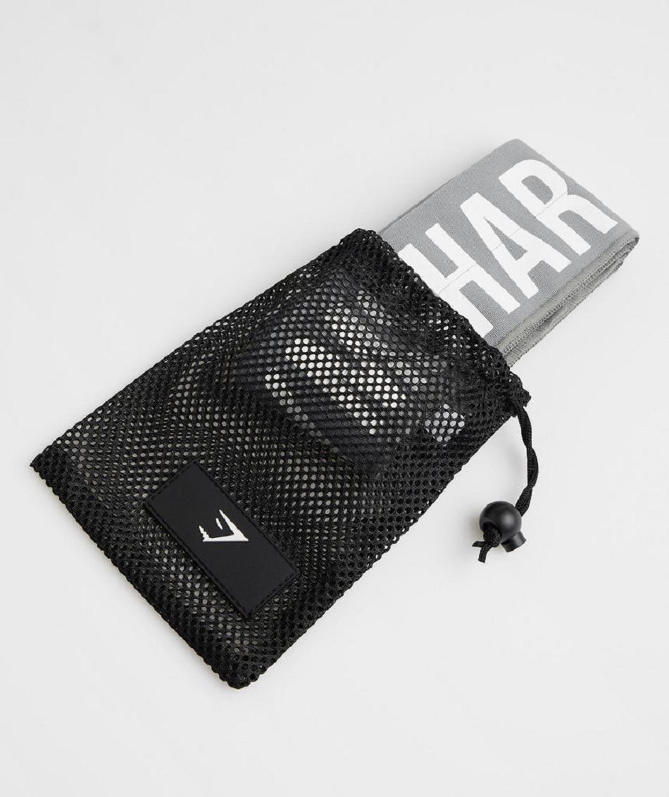 Εξοπλισμός Gymshark Wrist Straps Self Tie ανδρικα γκρι | GR_TH5788