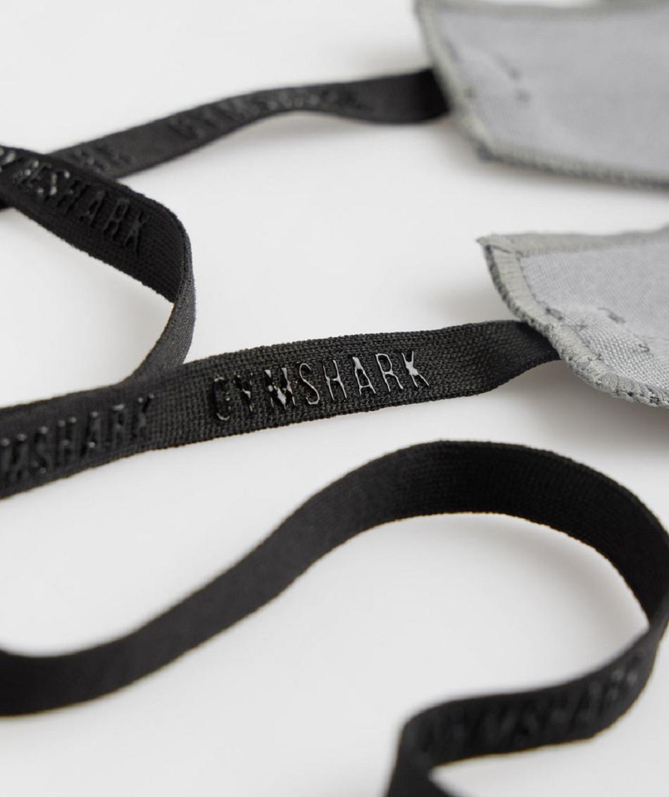 Εξοπλισμός Gymshark Wrist Straps Self Tie ανδρικα γκρι | GR_TH5788
