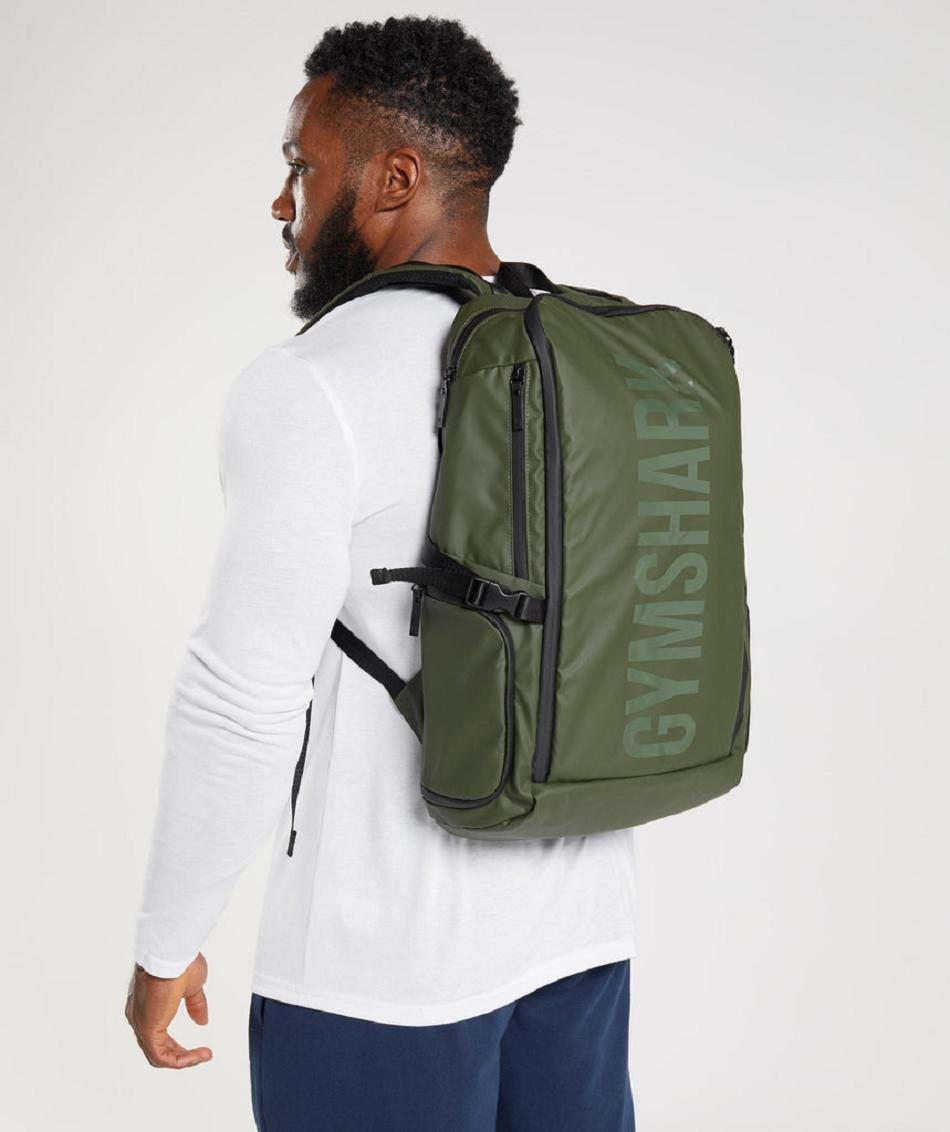 Τσαντεσ Gymshark X-Series 0.3 Backpack γυναικεια Ελιά | GR_QX8425