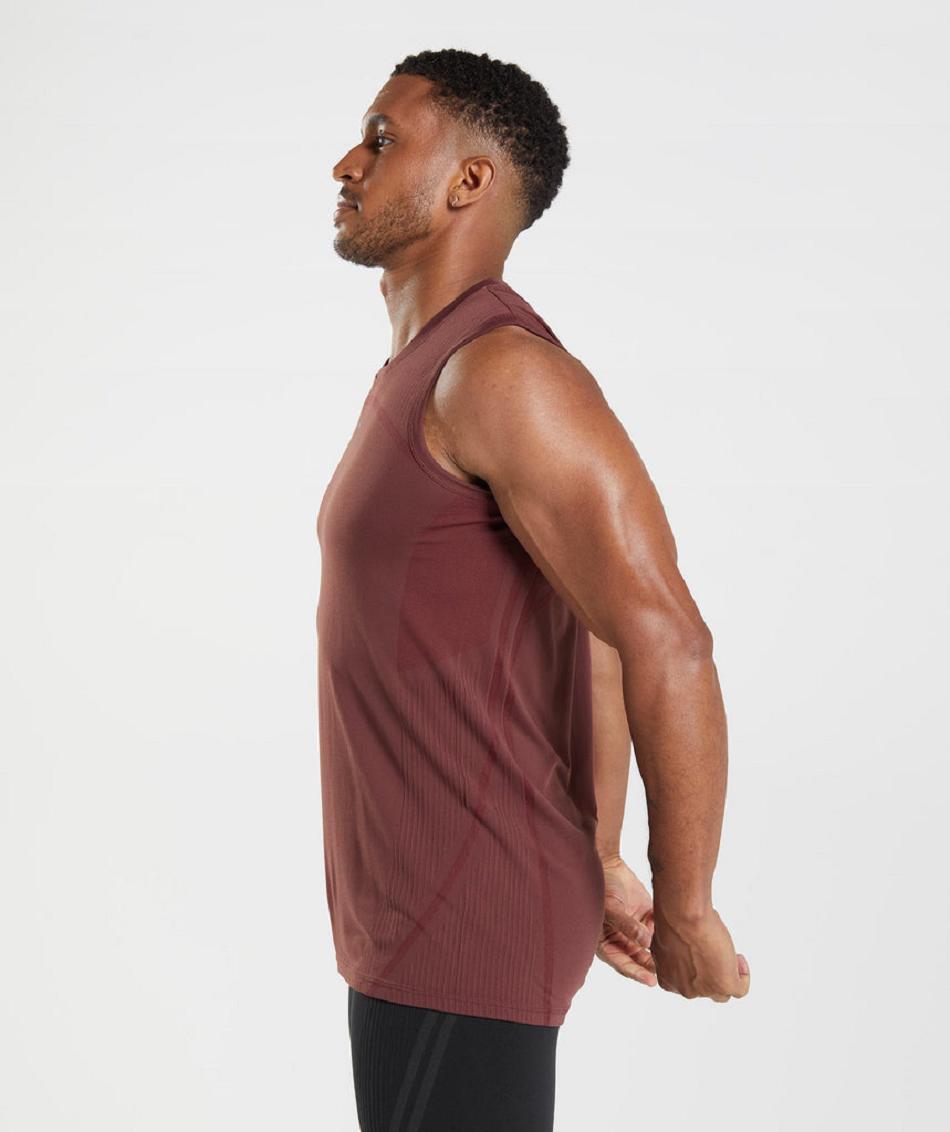 αμανικα μπλουζακια Gymshark 315 Seamless ανδρικα ροζ καφε | GR_R5376