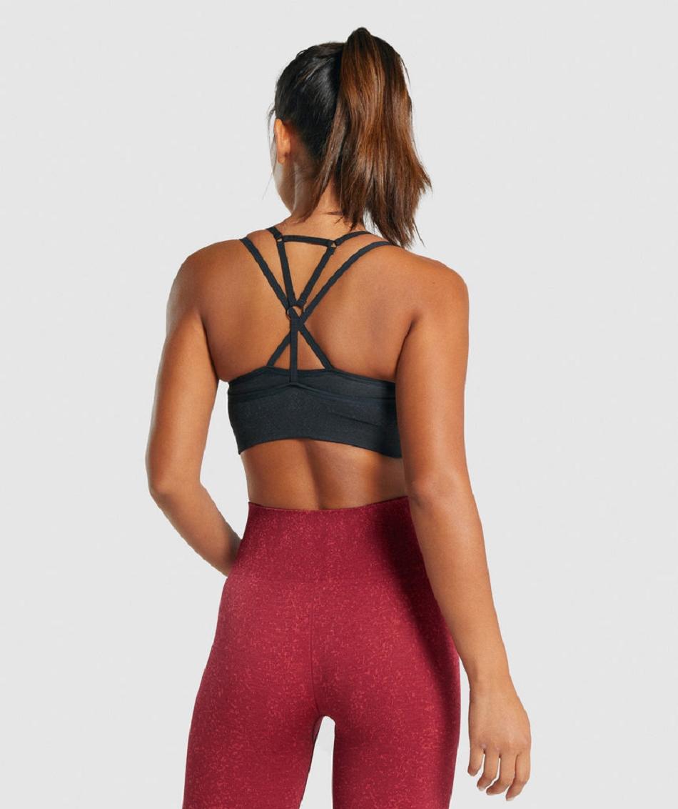 Αθλητικο Σουτιεν Gymshark Adapt Fleck Seamless γυναικεια μαυρα | GR_EP1335