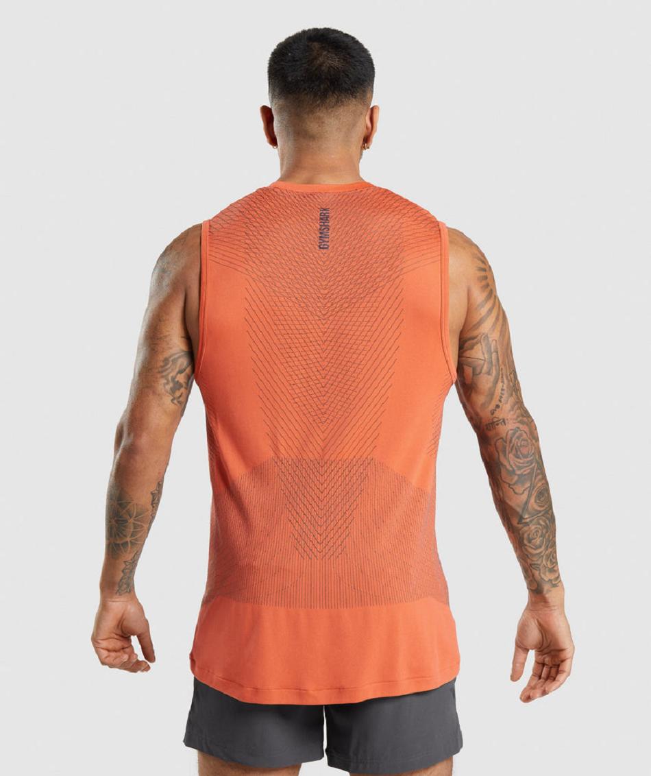 αμανικα μπλουζακια Gymshark Apex Seamless ανδρικα πορτοκαλι μαυρα γκρι | GR_CG4117