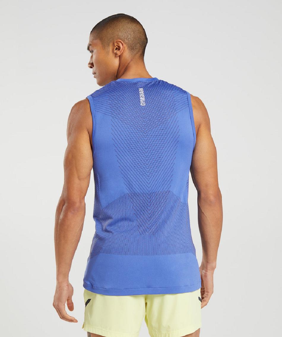 αμανικα μπλουζακια Gymshark Apex Seamless ανδρικα μπλε μαυρα γκρι | GR_MI9112