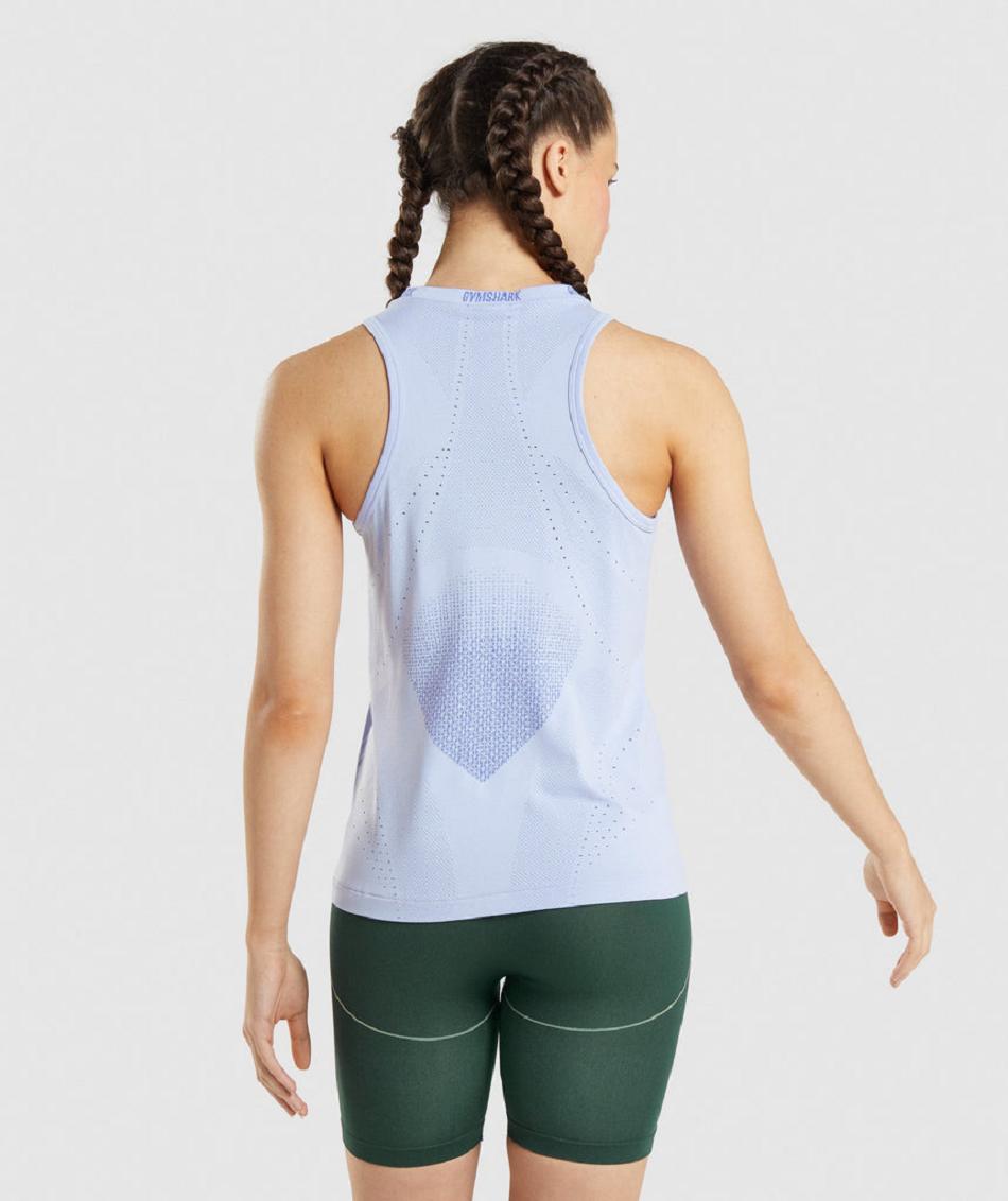 αμανικα μπλουζακια Gymshark Apex Seamless γυναικεια λεβάντα μπλε μπλε | GR_QZ3161
