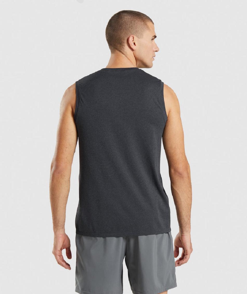 αμανικα μπλουζακια Gymshark Arrival Seamless ανδρικα μαυρα | GR_TG2098