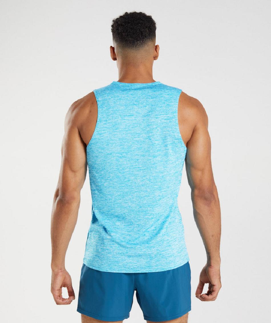 αμανικα μπλουζακια Gymshark Arrival Slim Marl ανδρικα σκούρο γκρι μπλε ασπρα | GR_R8266