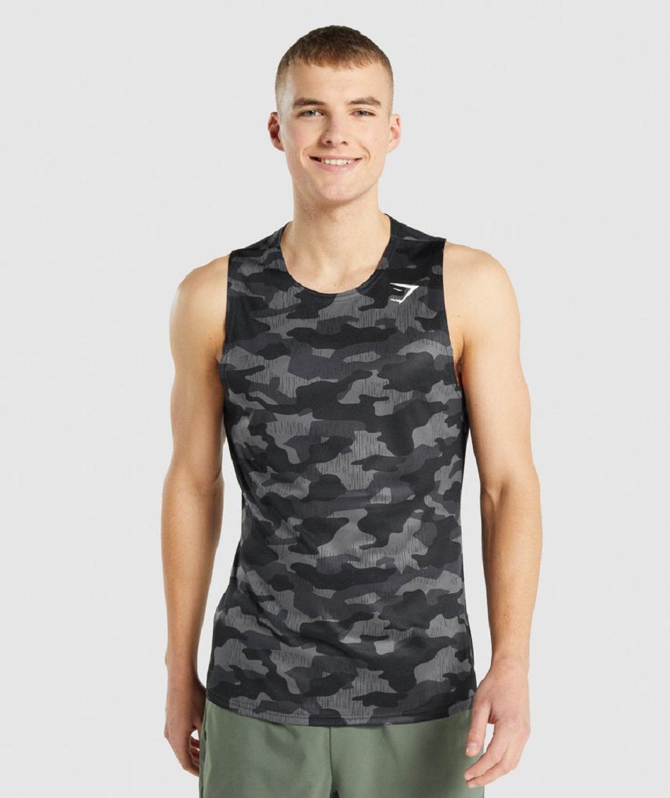 αμανικα μπλουζακια Gymshark Arrival ανδρικα γκρι | GR_IM7390