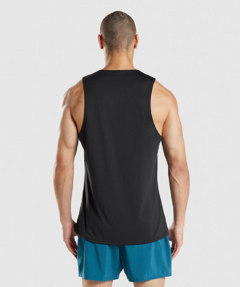 αμανικα μπλουζακια Gymshark Arrival ανδρικα μαυρα | GR_K7611
