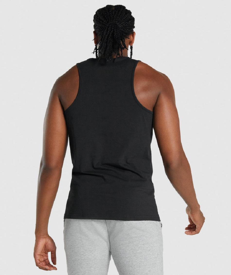 αμανικα μπλουζακια Gymshark Critical 2.0 ανδρικα μαυρα | GR_YJ1895