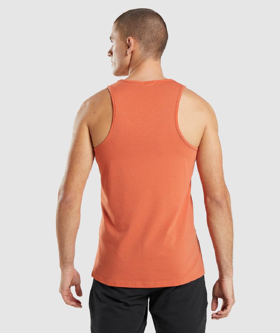 αμανικα μπλουζακια Gymshark Critical ανδρικα πορτοκαλι | GR_TA6229