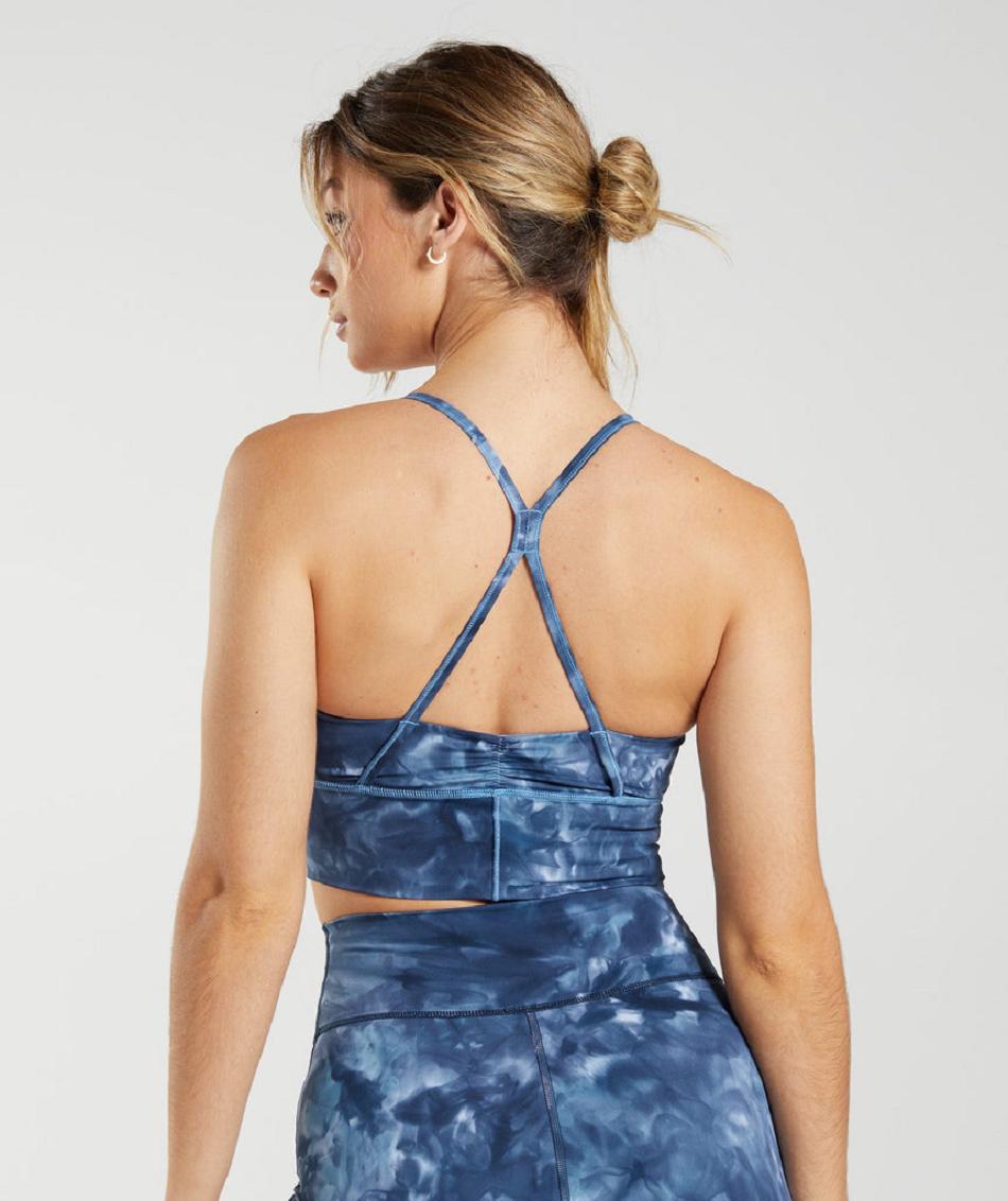 Αθλητικο Σουτιεν Gymshark Elevate Longline γυναικεια μπλε | GR_CG4152