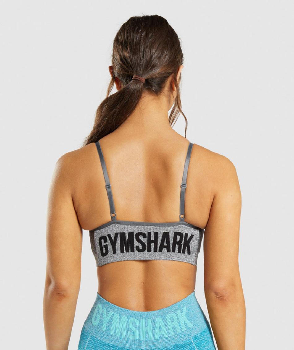 Αθλητικο Σουτιεν Gymshark Flex Strappy γυναικεια γκρι | GR_CR4397